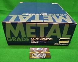 Rare Limited Edition #00755 Metal Grade RX-78 Gundam Scale 1/100 Bandai New MIB