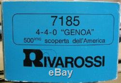 Rivarossi 7185 4-4-0 General Genoa Steam Engine O-Scale NOS