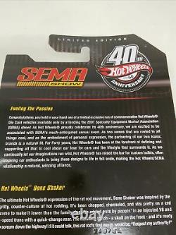 SEMA 2007 Hot Wheels Bone Shaker 150 Scale LIMITED EDITION Collectors Item