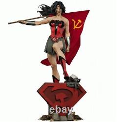 Sideshow Wonder Woman Red Son Limited Edition Statue Figure, DC 1/4 Scale