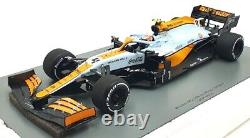 Spark 1/18 Scale 18S597 F1 McLaren MCL35M #4 3rd Monaco L. Norris