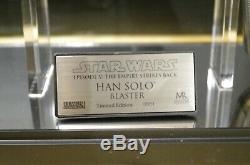 Star Wars Master Replicas Han Solo Blaster DL-44 1 1 Scale Limited Edition