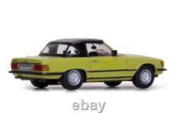 Sunstar 1/18 Scale Mercedes Benz 350sl Closed Convertible 1977 In Mimosa Yellow