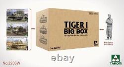 Takom 135 Scale Tiger I Big Box Limited Edition (3 tanks 2 figures) #02200W