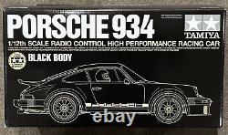 Tamiya Black Porsche Turbo RSR 934 Limited Edition 84057 GT-01 1/12 Scale 58001