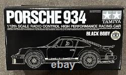 Tamiya Black Porsche Turbo RSR 934 Limited Edition 84057 GT-01 1/12 Scale 58001