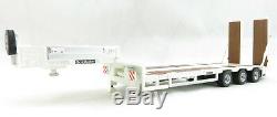 Tekno 72529 Goldhofer 3 Axle Drop Deck Extendable Trailer White Scale 150