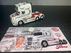 Tekno Bulk Transfer Scania T Cab 150 Scale Limited Edition With Certificate
