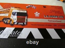 Tekno Scania + Livestock Trailer L. E. Jones Ltd Ltd Edition-150 Scale