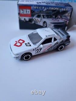 Tomica Nissan RP S13 Work Edition Limited. 1/64 Scale. Chip On Rear Wing
