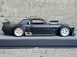 Top Marque 1965 Ford Mustang Hoonigan Black 118 Scale Resin 1 of 100 Model Car