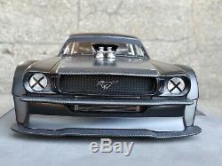 Top Marque 1965 Ford Mustang Hoonigan Black 118 Scale Resin 1 of 100 Model Car