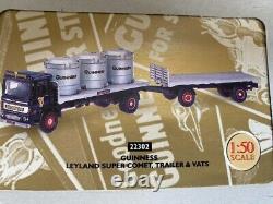 Trio of Ltd Edn Corgi Guinness 150 Scale Model Delivery Lorries. Unused & Boxed