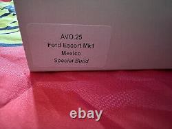 Trofeu Ford Escort Mexico MK1 Sebring Red 143 Scale Diecast Ltd Edition AVO25