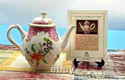 Vintage Pink Scale (1770) Royal Worcester Limited Edition, Certificate, Teapot