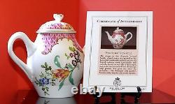 Vintage Pink Scale (1770) Royal Worcester Limited Edition, Certificate, Teapot