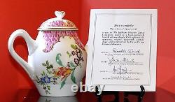 Vintage Pink Scale (1770) Royal Worcester Limited Edition, Certificate, Teapot