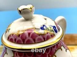 Vintage Pink Scale (1770) Royal Worcester Limited Edition, Certificate, Teapot