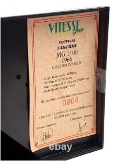 Vitesse 1/43 Scale Diecast VCC99068 1966 MG 1100 Colorado Red