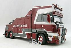 WSI 01-2854 SCANIA R6 TOPLINE 6x2 Truck FALKOM Wrecker Disez-Kergoat Scale 150