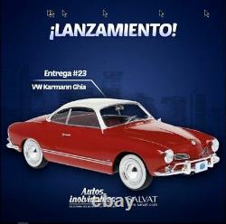 WV Karmann Ghia (1960) Unforgettable Cars DIE CAST Scale 124 Limited Edition