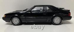 Welly 118 Scale Diecast BLACK 86 Ford Mustang SVO LIMITED EDITION FREE SHIPPING