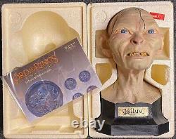 Weta Workshop Gollum Bust Limited Edition 34 Scale Smeagol Boxed Sideshow Oop