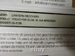 Wsi Volvo Fh5 Glob XL 6x4 Wrecker-lantern Recovery-ltd Edition-150 Scale
