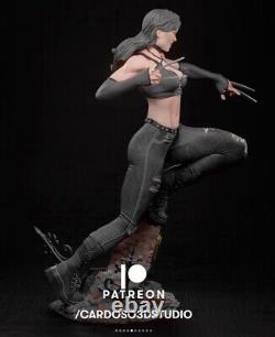 X-23 3d printed model X-Men 3D figure 1/6 1/10 scale